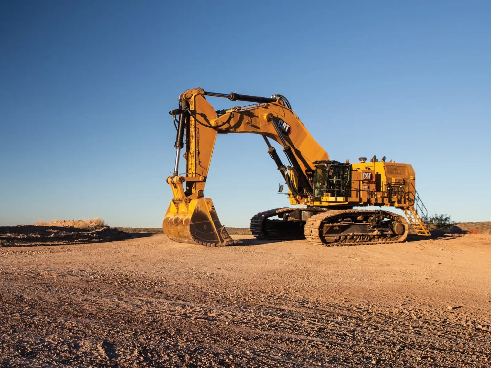 Excavator on a civil site