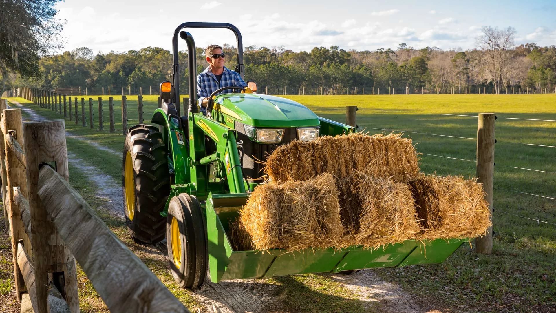 Australian agriculture — tractor in field