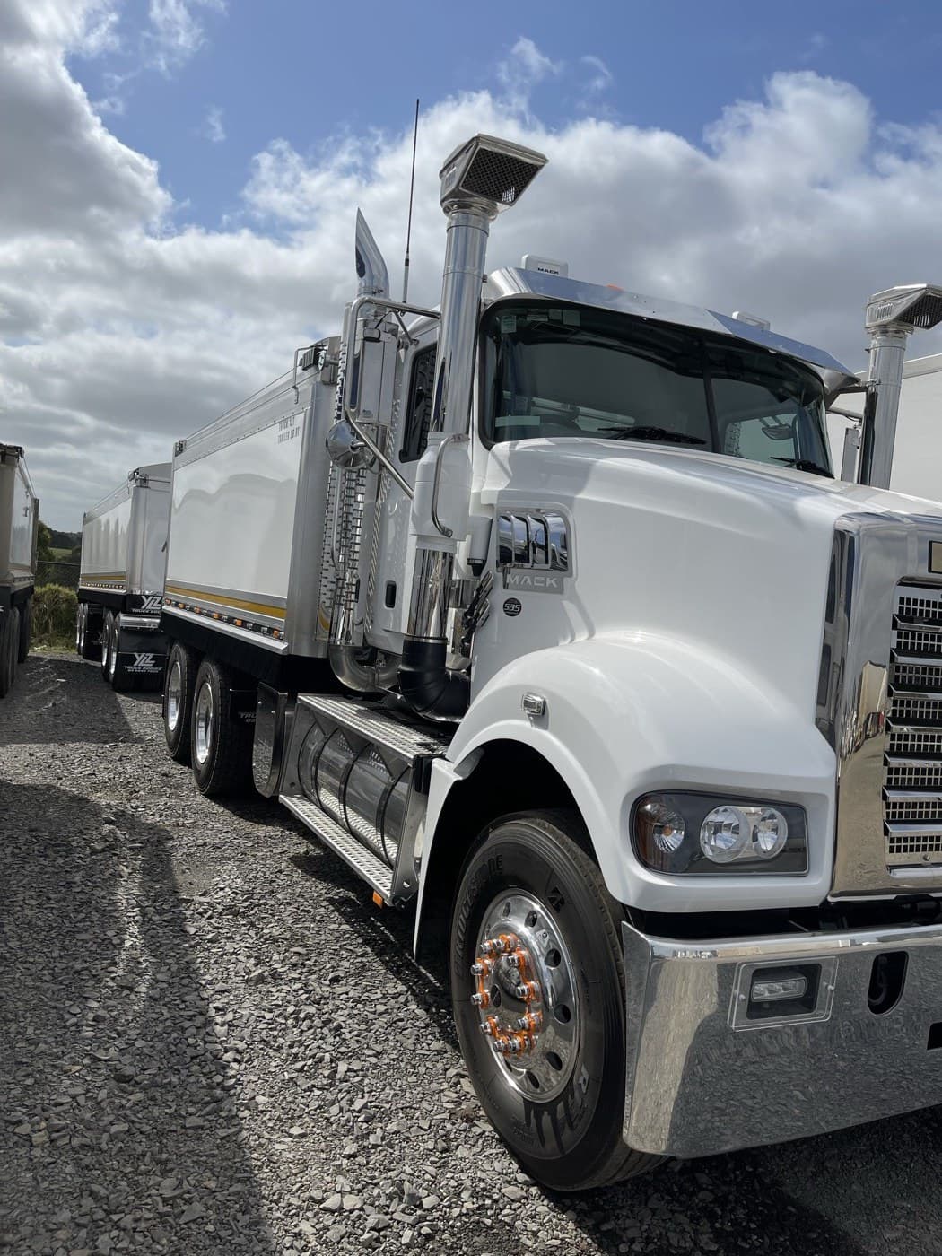 2024 Mack Trident & YLZ quad-axle tipper financed by TMF for Atlas Tipping